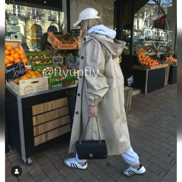 Zara Jackets & Blazers - Zara hooded * oversized long camel trench jacket NWT